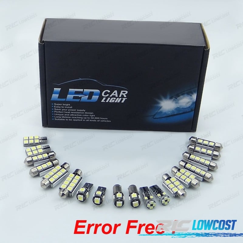 LED compatible SEAT LEON 2 (MK2) pack bombillas LED