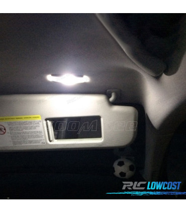 KIT 13 BOMBILLAS LED INTERIOR PARA SEAT LEON MK2 1 P 1P1 05-12