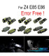 KIT 14 BOMBILLAS LED INTERIOR BMW Z4 E85 E86 Z4 ROADSTER COUPE CONVERTIBLE 03-08