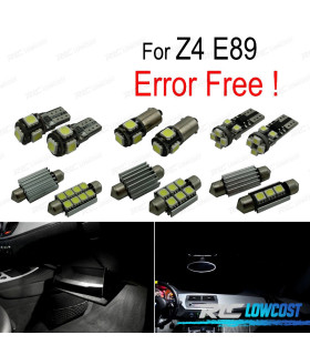 KIT 10 BOMBILLAS LED INTERIOR PARA BMW Z4 E89 SDRIVE 18I 20I 23I 28I 30I 35I 35 ES 09-