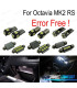 KIT 12 BOMBILLAS LED INTERIOR PARA SKODA OCTAVIA 2 SALÓN MK2 MK II SEDAN RS 1Z3 05-12