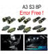 KIT 12 BOMBILLAS LED INTERIOR AUDI A3 S3 8 P 06-13