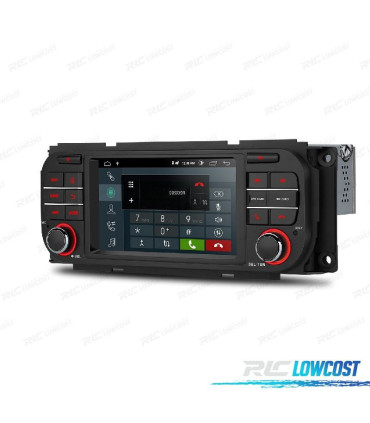 RADIO GPS ANDROID 12 PARA JEEP DODGE