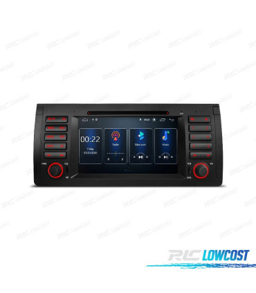 RADIO GPS ANDROID 12 QUAD CORE BMW X5 E53 99-06