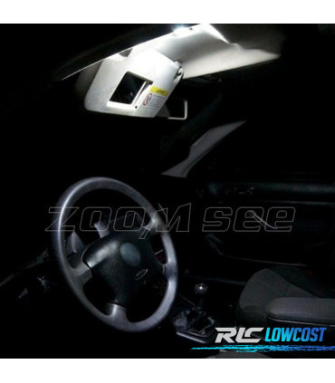KIT 15 BOMBILLAS LED INTERIOR PARA VOLKSWAGEN VW GOLF 4 MK4 JETTA GTI 99-05