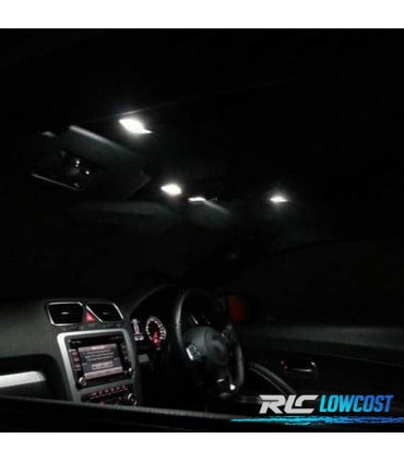 KIT 10 BOMBILLAS LED INTERIOR PARA VOLKSWAGEN VW SCIROCCO R 3R 09-17