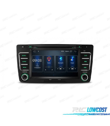 RADIO GPS ANDROID 12 PARA SKODA OCTAVIA YETI 08-14