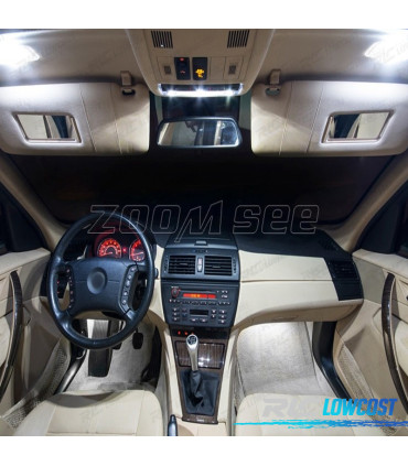 KIT 14 BOMBILLAS LED INTERIOR BMW X3 E83 04-10