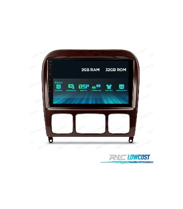 RADIO GPS ANDROID 13 MERCEDES CLASE S W220 98-05