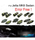 KIT 14 BOMBILLAS LED INTERIOR PARA VOLKSWAGEN VW JETTA 6 MK6 MKVI SEDAN 11-18