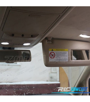 KIT 13 BOMBILLAS LED INTERIOR PARA VOLKSWAGEN VW TOURAN 1T3 11-15