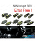 KIT 12 BOMBILLAS LED INTERIOR PARA MINI COOPER COUPE R58 12-15