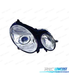 FARO DCH MERCEDES CLASE E W211 06-09 CROMO H7 + H7
