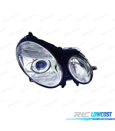 FARO DCH MERCEDES CLASE E W211 06-09 CROMO H7 + H7