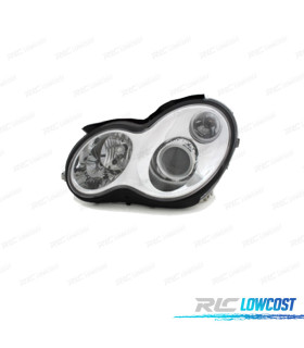 FARO IZQ XENON PARA MERCEDES CLASE C W203 00-07 CROMO D2S+H7