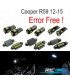 KIT 12 BOMBILLAS LED INTERIOR PARA MINI COOPER ROADSTER R59 12-15