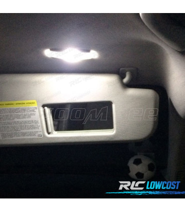 KIT 15 BOMBILLAS LED INTERIOR PARA SEAT LEON 1 M 1 99-06