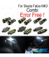 KIT 12 BOMBILLAS LED INTERIOR PARA SKODA FABIA 3 MK3 MK III 15-