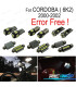 KIT 11 BOMBILLAS LED INTERIOR PARA SEAT CORDOBA 6K2 00-02