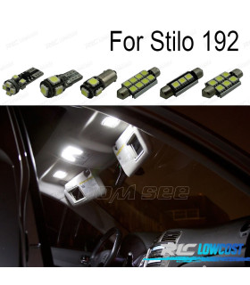 KIT 14 BOMBILLAS LED INTERIOR PARA FIAT STILO 192 01-07