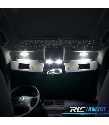 KIT 15 BOMBILLAS LED INTERIOR PARA VOLKSWAGEN VW GTI GOLF 4 MK4 MKIV 99-05