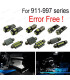 KIT 12 BOMBILLAS LED INTERIOR PARA PORSCHE 911 997 CARRERA TURBO TARGA GT 05-11