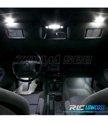 KIT 16 BOMBILLAS LED INTERIOR BMW SERIE 3 E36 SEDAN COUPE M3 316I 318I 320I 323I 323IS 325I 328I 90-99