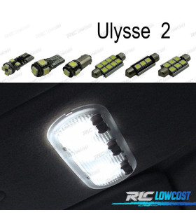 KIT 15 BOMBILLAS LED INTERIOR PARA FIAT ULYSSE 2 MK2 179 03-11