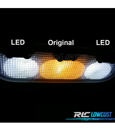 KIT 15 BOMBILLAS LED INTERIOR PARA FIAT ULYSSE 2 MK2 179 03-11