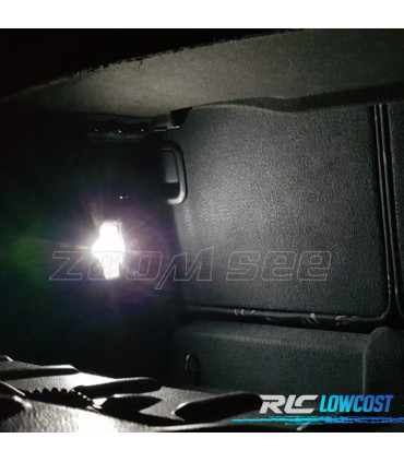 KIT 12 BOMBILLAS LED INTERIOR PARA MINI COOPER CABRIO CONVERTIBLE R52 04-07