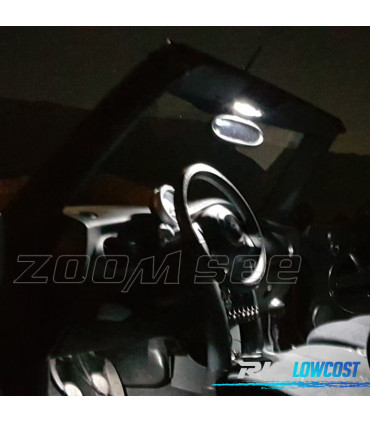 KIT 12 BOMBILLAS LED INTERIOR PARA MINI COOPER CABRIO CONVERTIBLE R52 04-07