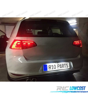 KIT 12 BOMBILLAS LED INTERIOR PARA VOLKSWAGEN VW GOLF 7 MK7 MKVII GOLF GTI SPORTWAGEN 14-