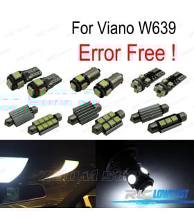 KIT 15 BOMBILLAS LED INTERIOR PARA MERCEDES SPRINTER 906 W906 06-13