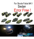 KIT 14 BOMBILLAS LED INTERIOR PARA SKODA FABIA 1 MK1 MKI BERLINA SEDAN 99-07