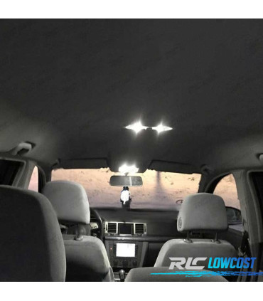 KIT 14 BOMBILLAS LED INTERIOR PARA SKODA FABIA MK1 HATCHBACK 99-07