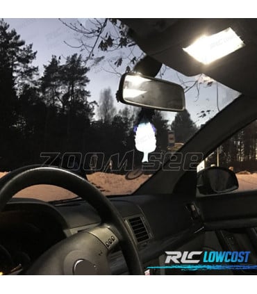 KIT 14 BOMBILLAS LED INTERIOR PARA SKODA FABIA MK1 HATCHBACK 99-07