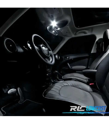 KIT 15 BOMBILLAS LED INTERIOR PARA MINI COOPER S ALL4 JOHN COOPER WORKS COUNTRYMAN R60 11-13
