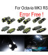 KIT 12 BOMBILLAS LED INTERIOR PARA SKODA OCTAVIA 3 MK3 SALOON MK III 5E3 SEDAN RS TDI TSI 13-
