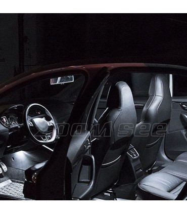KIT 12 BOMBILLAS LED INTERIOR PARA SKODA OCTAVIA 3 MK3 SALOON MK III 5E3 SEDAN RS TDI TSI 13-