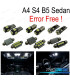 KIT 15 BOMBILLAS LED INTERIOR AUDI A4 S4 B5 SEDAN 96-01