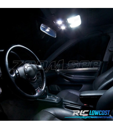KIT 15 BOMBILLAS LED INTERIOR AUDI A4 S4 B5 SEDAN 96-01