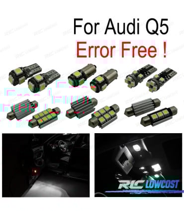 KIT 16 BOMBILLAS LED INTERIOR AUDI Q5 09-16