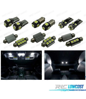 KIT 17 BOMBILLAS LED INTERIOR AUDI A4 S4 B5 SEDAN SOLO 96-01