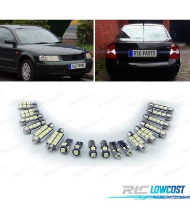 KIT 6 BOMBILLAS LED EXTERIOR PARA VOLKSWAGEN VW PASSAT B5 97-05