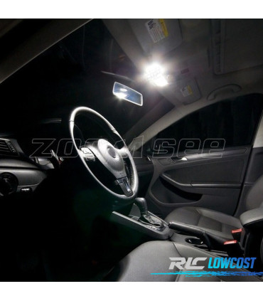 KIT 16 BOMBILLAS LED INTERIOR PARA VOLKSWAGEN VW JETTA 6 MK6 MKVI 11-