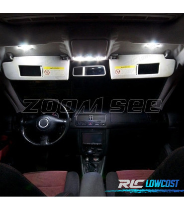 KIT 15 BOMBILLAS LED INTERIOR PARA VOLKSWAGEN VW JETTA 4 MK4 MKIV 99-05