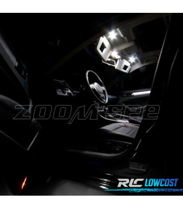 KIT 14 BOMBILLAS LED INTERIOR PARA VOLKSWAGEN VW PASSAT B7 SEDAN SÓLO 12-15