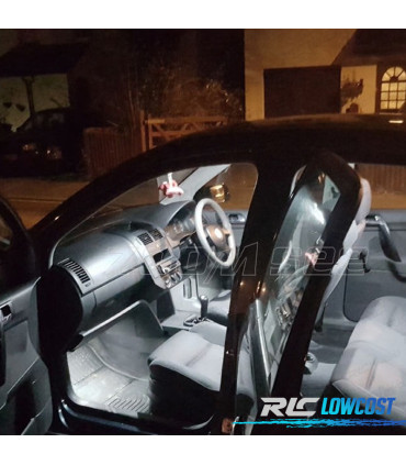 KIT 14 BOMBILLAS LED INTERIOR PARA VOLKSWAGEN VW POLO MK5 SEDAN 60 61 11-17