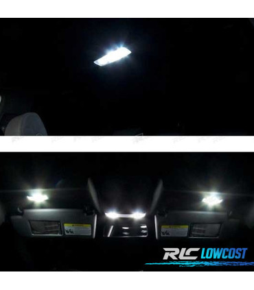 KIT 16 BOMBILLAS LED INTERIOR PARA VOLKSWAGEN VW GOLF 5 GTI 06-09