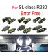 KIT 10 BOMBILLAS LED INTERIOR PARA MERCEDES CLASE SL R230 SL500 SL600 SL55 AMG 02-08